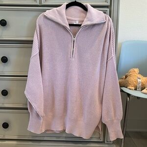 Aerie Beyond Quarter-Zip Sweater